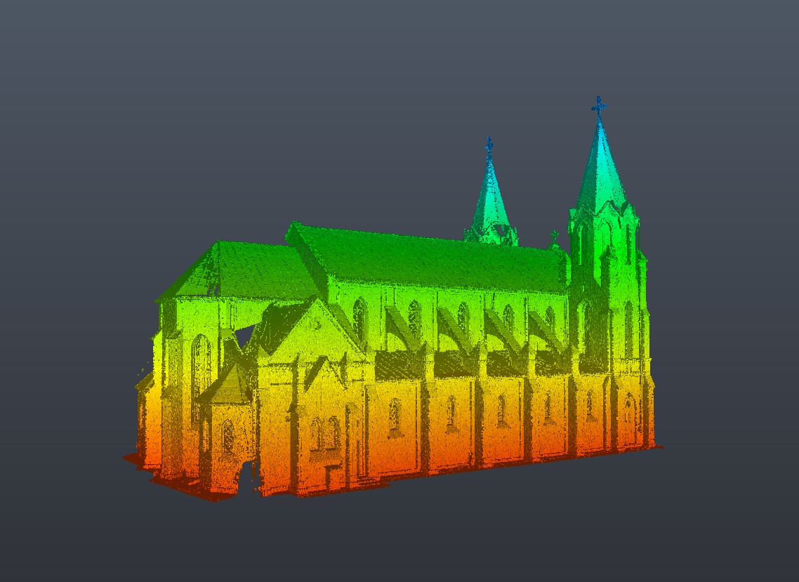 3d scanning church