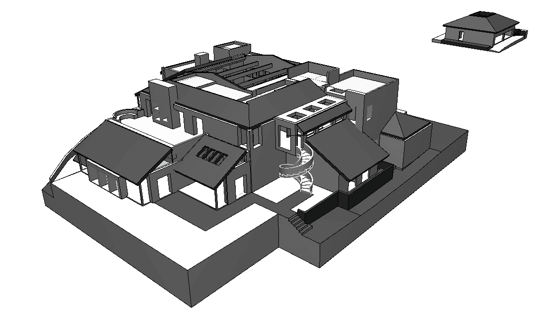 3D laser scanning of a private house for architectural restoration