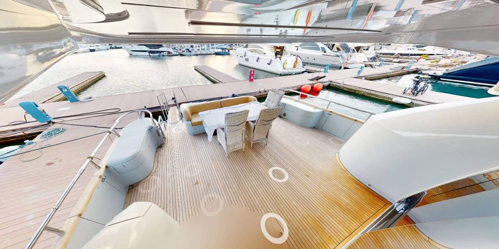 3D laser scanning of a yacht for detailed architectural design and boat interior restoration.