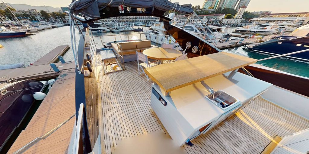 3D laser scanning of a yacht for detailed architectural design and boat interior restoration.