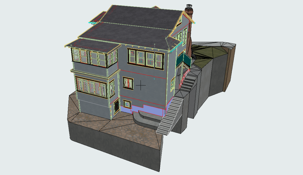 Laser 3D Scanning for Precise 2D Drawings and House Redesign