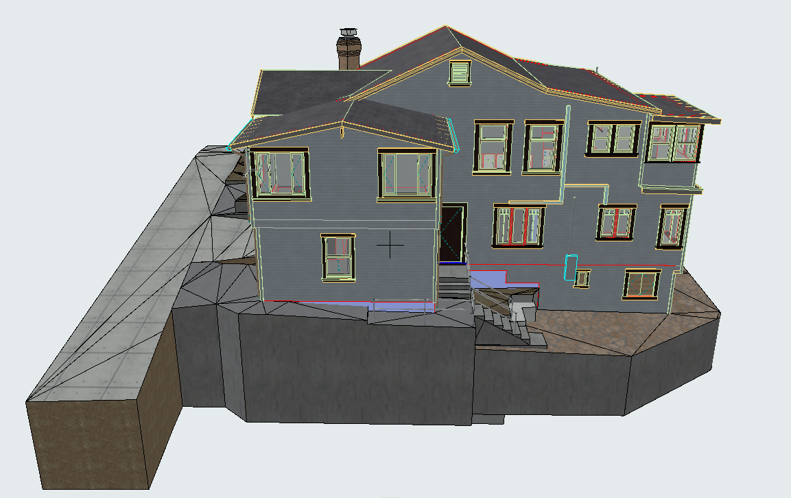 Laser 3D Scanning for Precise 2D Drawings and House Redesign