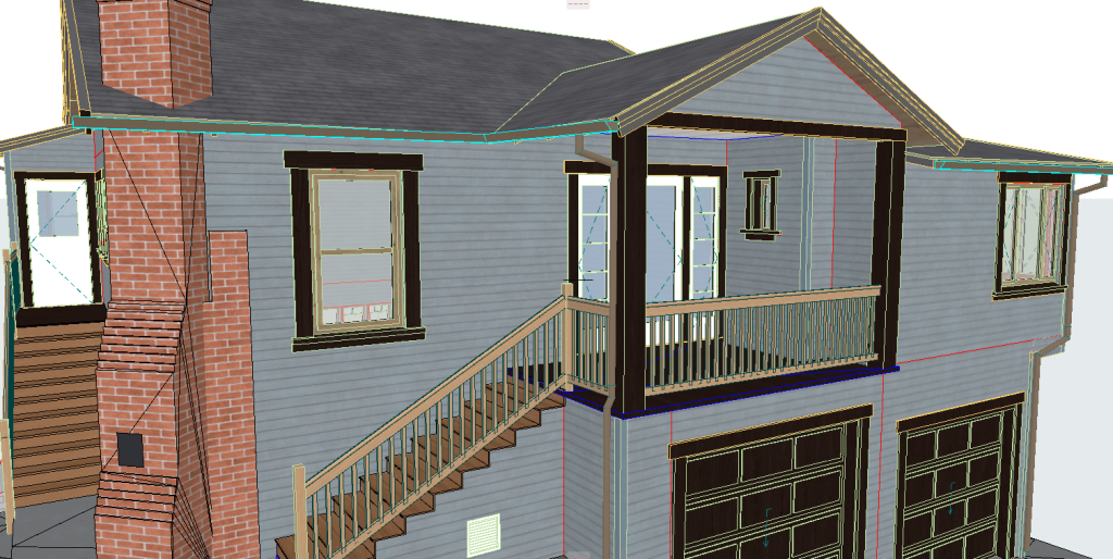 Laser 3D Scanning for Precise 2D Drawings and House Redesign