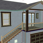 Laser 3D Scanning for Precise 2D Drawings and House Redesign