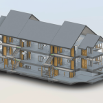 3D laser scanning services for accurate architectural design and as-built drawings of a motel.