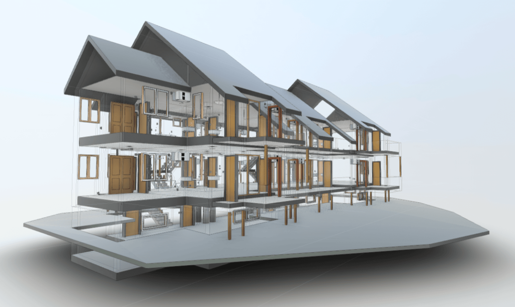 3D laser scanning services for accurate architectural design and as-built drawings of a motel.