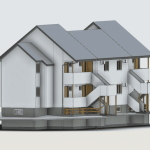 3D laser scanning services for accurate architectural design and as-built drawings of a motel.