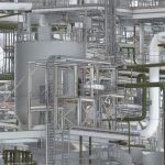 Building Information Modeling (BIM) for oil factory