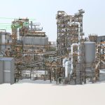 Building Information Modeling (BIM) for oil factory