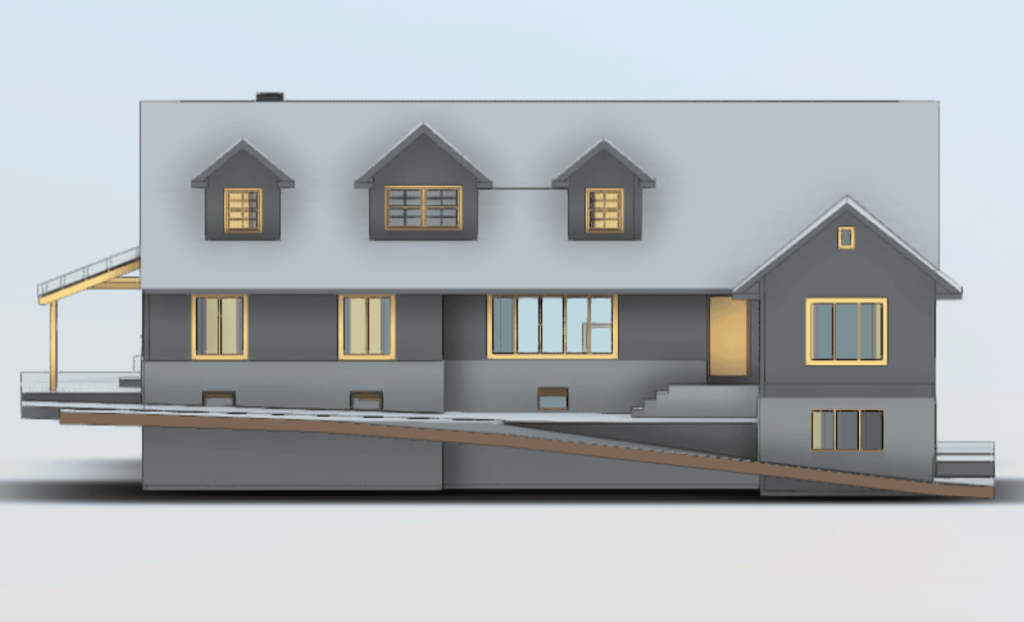 Erstellung eines 3D-Modells eines Familienhauses mit Laserscanning