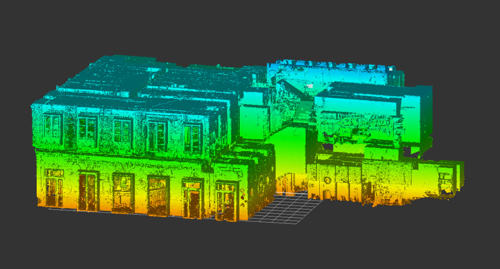 Skanowanie laserowe 3D baru Whiskey House w Warszawie