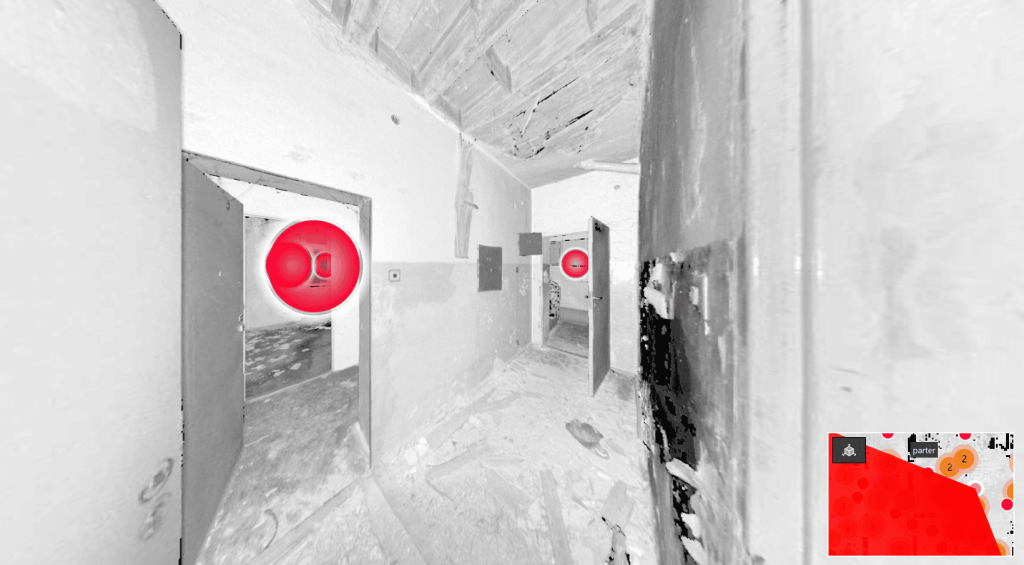 Laser 3D Scanning for Abandoned House Restoration