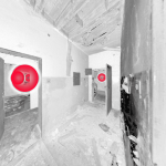 Laser 3D Scanning for Abandoned House Restoration