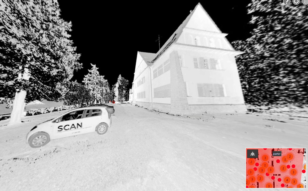 Laser 3D Scanning for Abandoned House Restoration