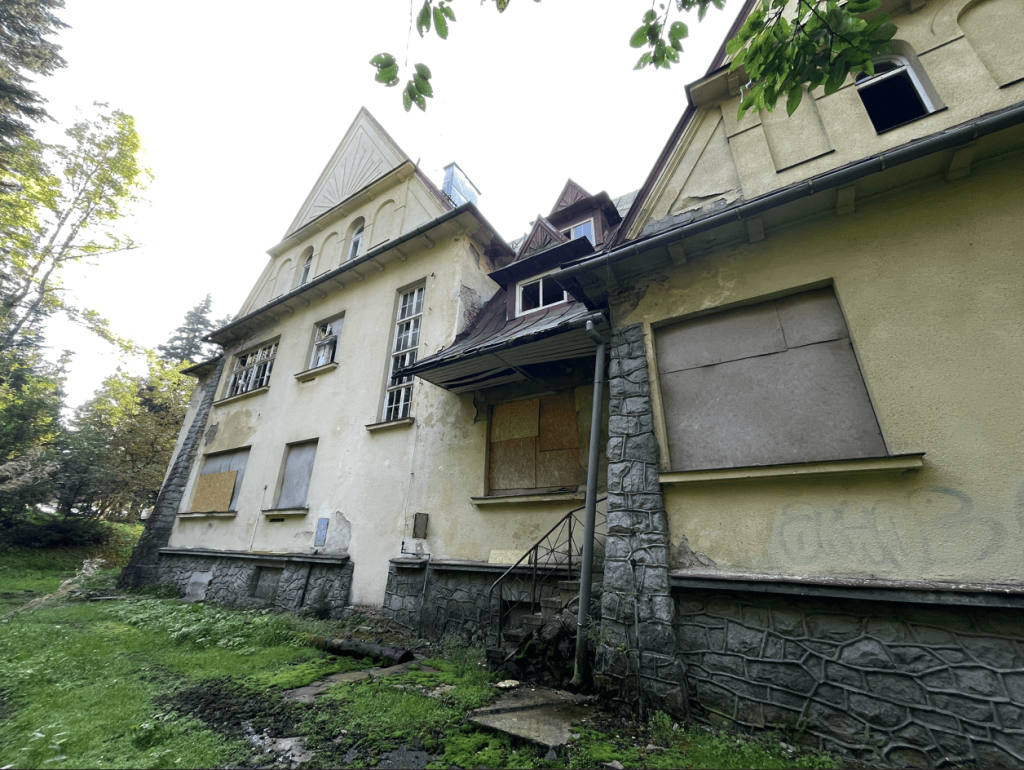 Laser 3D Scanning for Abandoned House Restoration