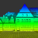 Laser 3D Scanning for Abandoned House Restoration