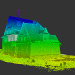 Laser 3D Scanning for Abandoned House Restoration