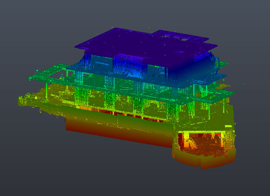 Laserscanning - Dienstleistungen für präzise Gebäudeerfassung und technische Dokumentation.