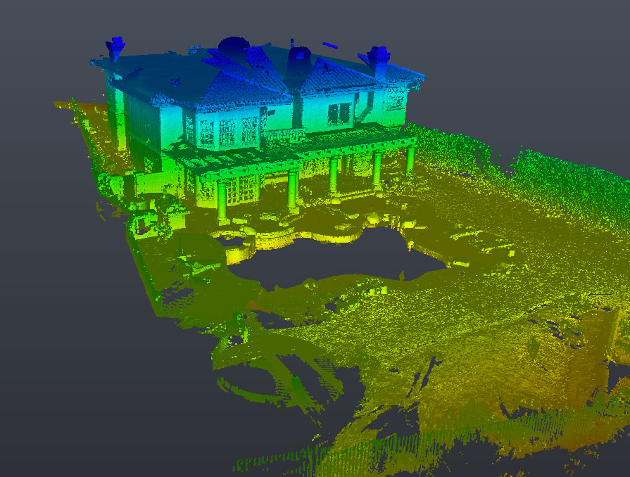 Laserscanning - Dienstleistungen für präzise Gebäudeerfassung und technische Dokumentation.