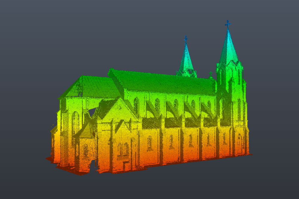 Laserscanning - Dienstleistungen für präzise Gebäudeerfassung und technische Dokumentation.