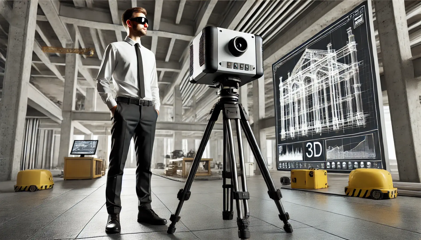 3D laser scanning technology benefiting businesses through precise architectural documentation and cost efficiency.