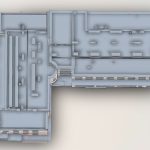 Skanowanie 3D szpitala w Katowicach, dokładna inwentaryzacja powykonawcza i laserowy pomiar budynku do stworzenia modelu BIM.