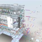 3D laser scanning and BIM modeling of a pharmaceutical plant for high-precision facility documentation and FDA compliance.