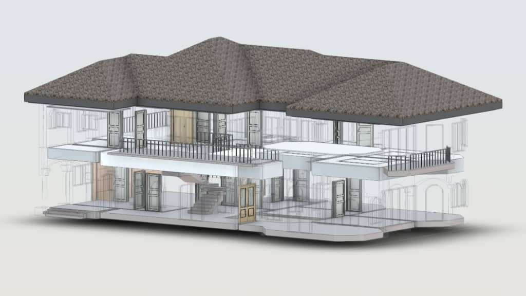 High-precision 3D scanning service capturing detailed measurements of a building in Virginia Beach, using advanced Faro, Leica, and Trimble laser scanners