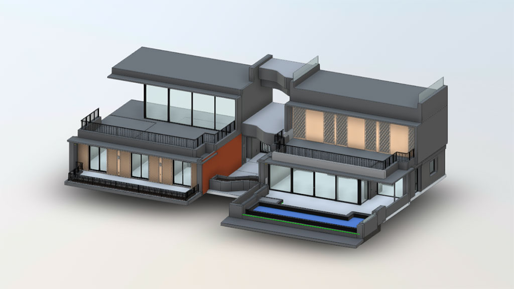 Skanowanie laserowe i modelowanie BIM dla luksusowej willi w Hiszpanii