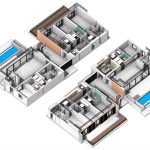 High-precision laser 3D scanning for luxury oceanfront villa renovation.