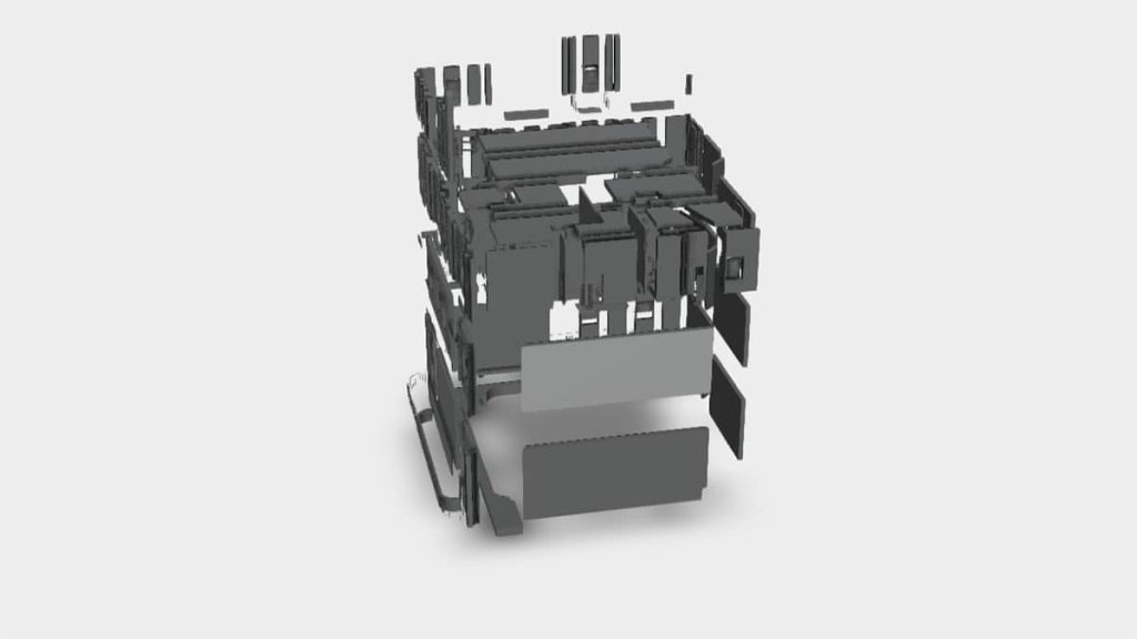 Skanowanie laserowe 3D historycznej kamienicy w Brooklynie dla precyzyjnej renowacji i modelowania BIM.