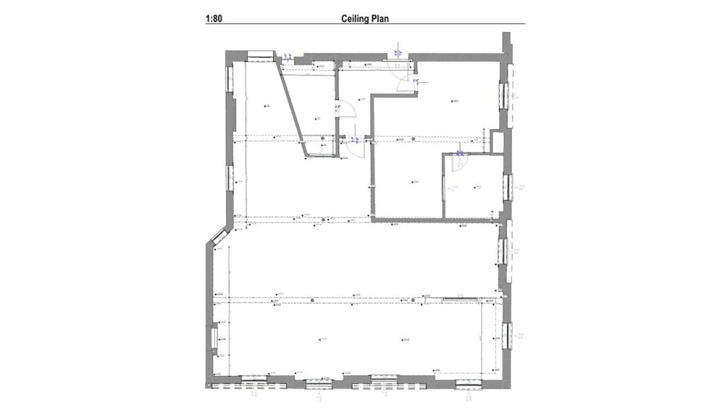 Skanowanie laserowe 3D historycznej kamienicy w Brooklynie dla precyzyjnej renowacji i modelowania BIM.