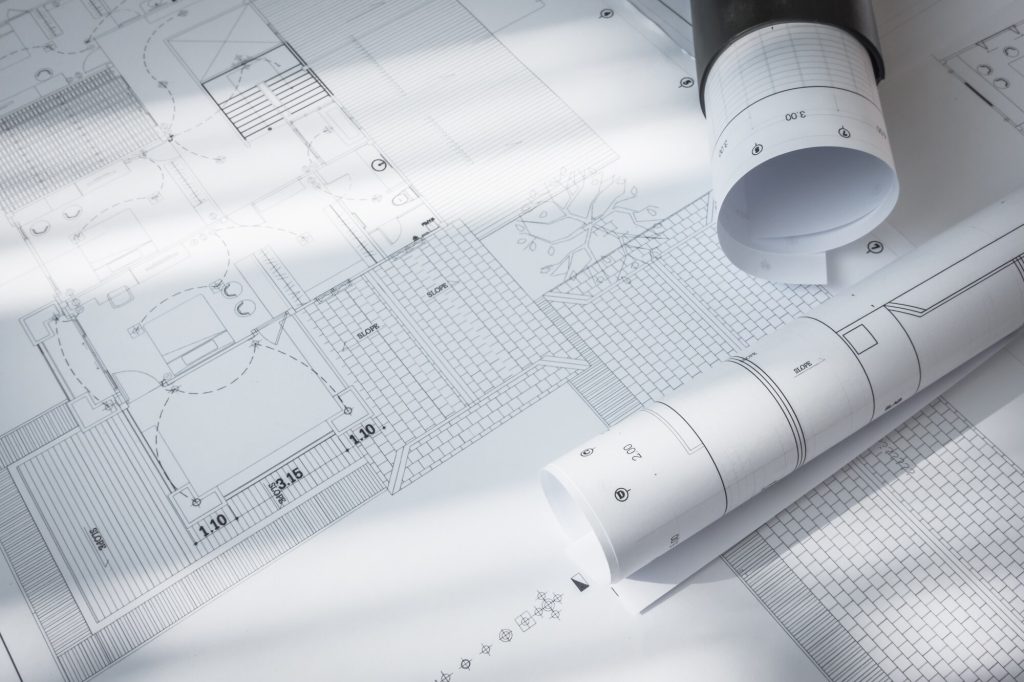 Detailreiche Baupläne für präzise vorbereitende Bauplanung und effizientes Kostenmanagement.