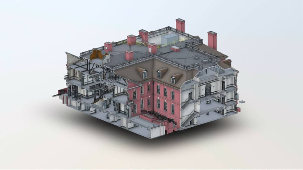 Przykład dokumentacji powykonawczej (as built) – szczegółowe rysunki i modele 3D.