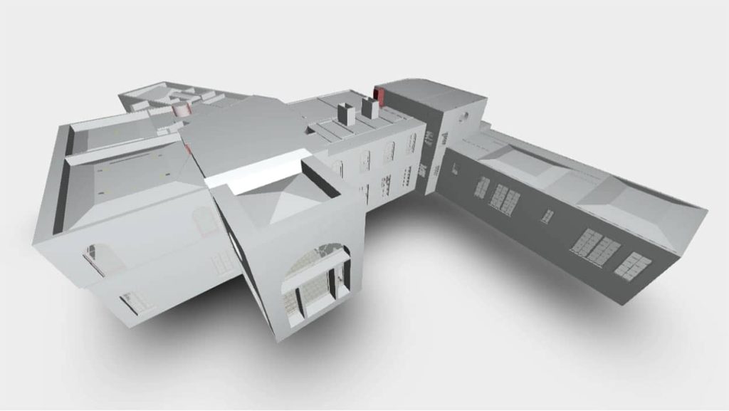 Skanowanie laserowe 3D i model BIM luksusowej posiadłości