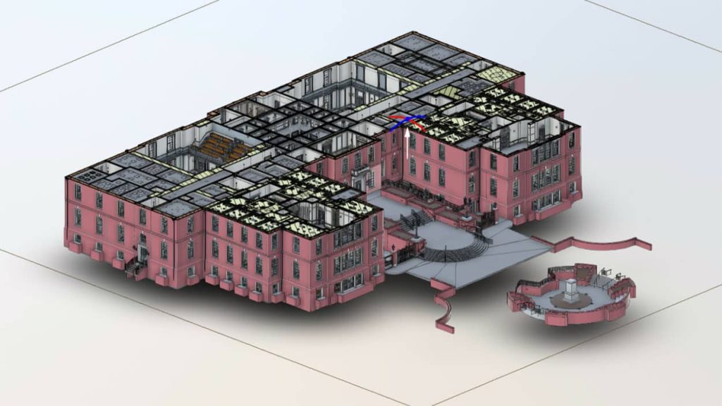 Skanowanie laserowe 3D zabytkowego zamku w celu ochrony dziedzictwa i renowacji