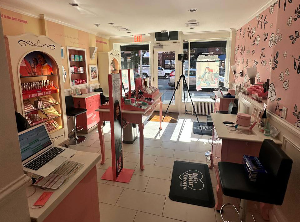 3D-Laserscanning des Benefit-Salons in Brooklyn