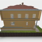 High-precision 3D laser scanning and BIM model of a four-story house, showcasing as-built documentation for renovation and HVAC system planning.