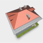 High-precision 3D laser scanning and BIM model of a four-story house, showcasing as-built documentation for renovation and HVAC system planning.