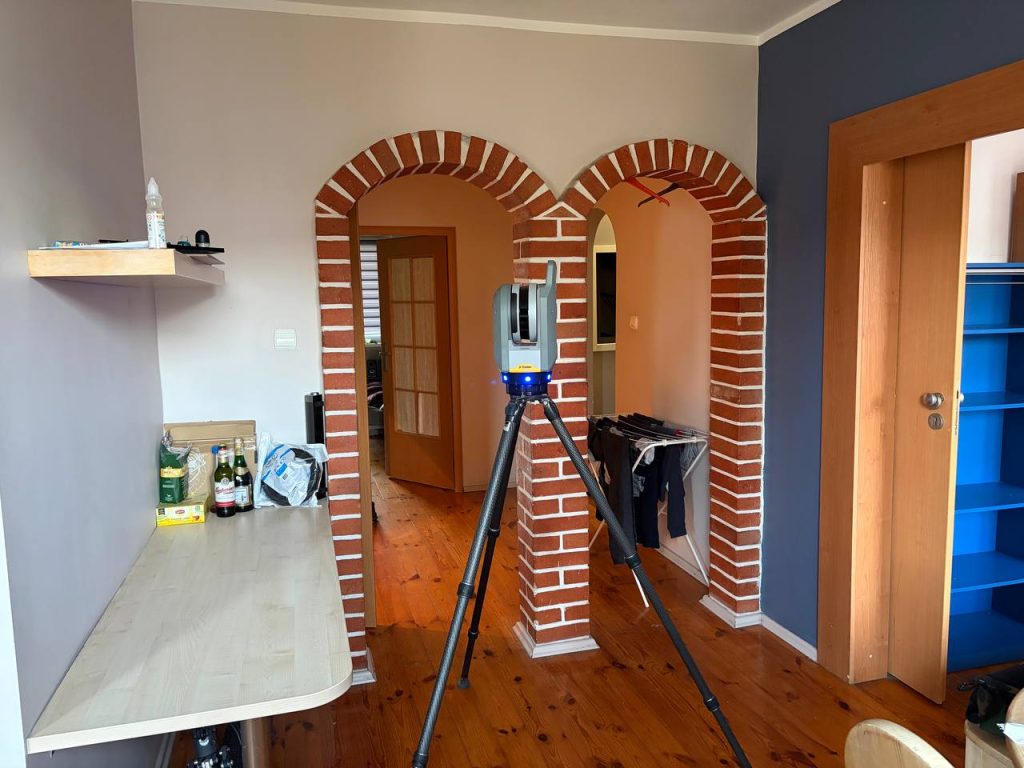Skanowanie 3D dla projektów wnętrz