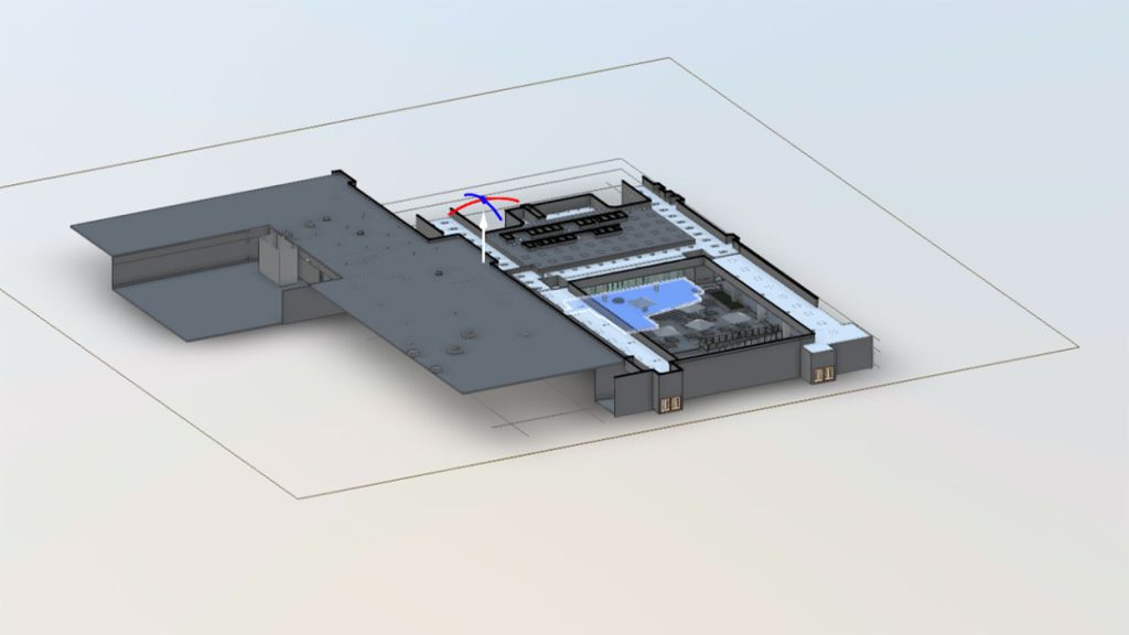 3D laser scanning and as-built documentation of a school in Las Vegas by ScanM2.