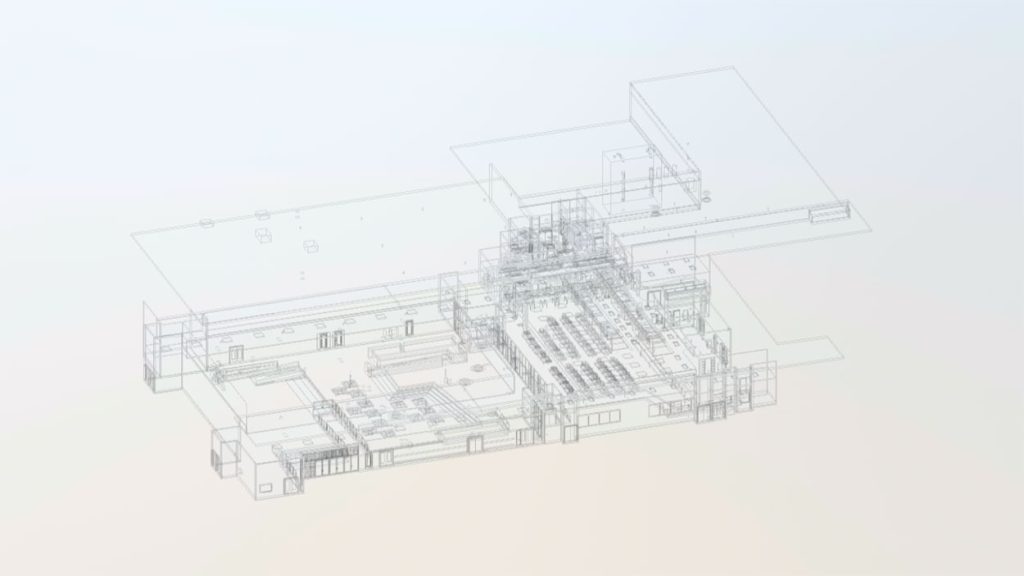 3D laser scanning and as-built documentation of a school in Las Vegas by ScanM2.