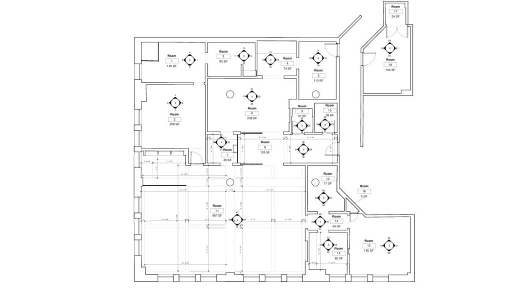 Rysunki Powykonawcze i Skanowanie 3D dla Remontu Luksusowego Apartamentu