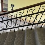 High-precision 3D model of a historic hall showing intricate railings and a domed ceiling.