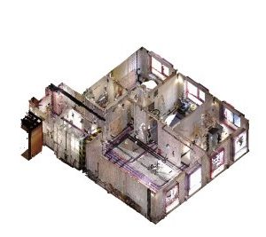 Skoordynowane modele MEP BIM przedstawiające instalacje HVAC, elektryczne i sanitarne w strukturze budynku