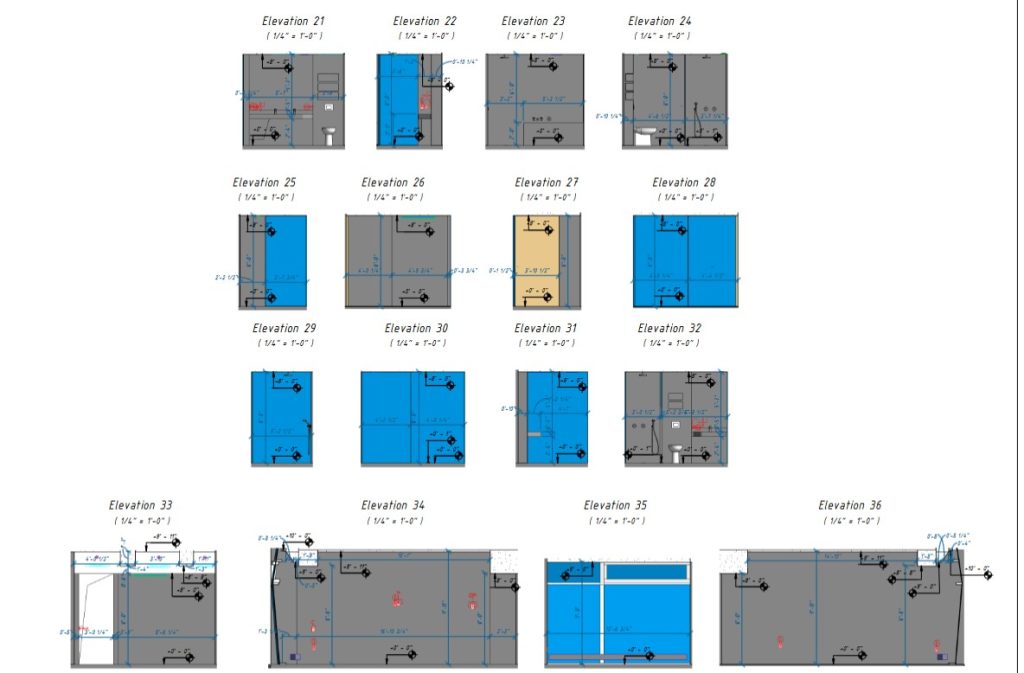 CAD shop drawings for construction