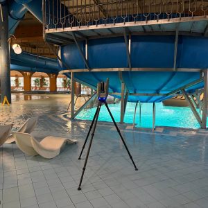 Inwentaryzacja hali sportowej – skanowanie przestrzeni 3D