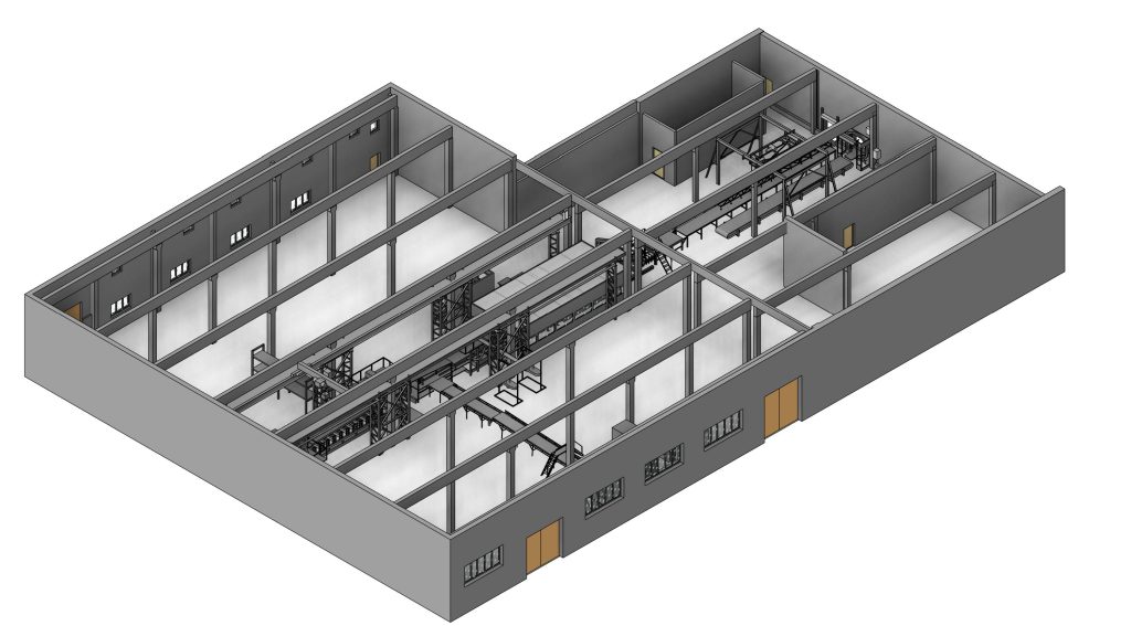 bim modeling manufacturing facility