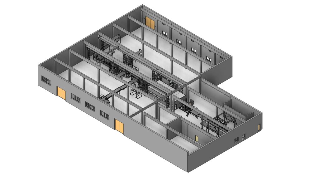 scan to bim manufacturing facility