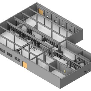 scan to bim manufacturing facility